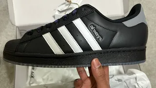 Adidas x Always Superstar ADV unboxing