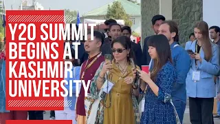 Y20 summit begins at Kashmir University