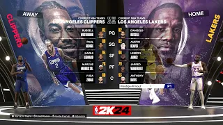 NBA 2K24 - Los Angeles Lakers Vs Los Angeles Clippers FULL GAMEPLAY (PS5)