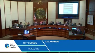 Santa Monica City Council Meeting January 10, 2023