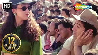 सनी देओल ने दिया करिश्मा कपूर को मुँह तोड़ जवाब | Ajay | Karishma Kapoor | Sunny Deol