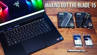 Razer Blade 15 2022 Upgrading the RAM and SSDs to the Max!