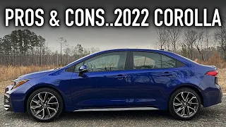 Pros & Cons.. 2022 Toyota Corolla SE Manual Sedan
