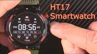 HT17 Smartwatch | Bluetooth calling smartwatch | Best budget smartwatch? | LED flashlight smartwatch