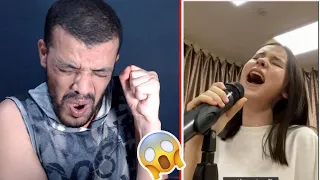 Daneliya Tuleshova - No Time To Die (Billie Eilish cover) / fragment REACTION DZ