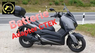 Yamaha X-Max/Batterie Adapter-Indikator CTEK einbau