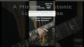 Guitar Exercises Pentatonic Scale - 🎸 #shorts #guitarlesson #pentatonicscale