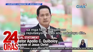 Quiboloy, 'di haharap sa Senado kahit ipa-subpoena; "I will face you anytime, anywhere... | 24 Oras
