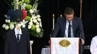 Michael Clarke's Phillip Hughes eulogy