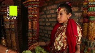 I AM A GODDESS.  THE LIVING GODDESS KUMARI LISTENS TO PRAYERS AND GRANTS WISHES. NEPAL