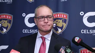 Paul Maurice, Postgame: @ Boston Bruins 3, Florida Panthers 2 (OT)