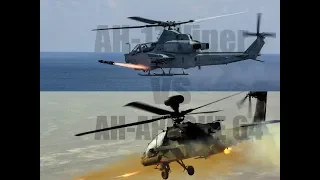 AH-64 Apache Fight  AH-1Z Viper Who Is The Best