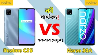 Realme C25 VS Narzo 30A Full Comparison