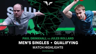 Paul Drinkhall vs Jules Rolland | MS Qual | Saudi Smash 2024