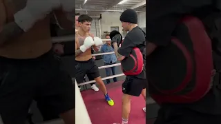 RYAN GARCIA IN BEAST MODE TRAINING FOR GERVONTA DAVIS