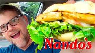 NANDO'S BURGER FOOD REVIEW - FAST FOOD FRIDAY - Greg's Kitchen