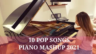 10 POP SONGS PIANO MASHUP 2021 - New Year Special (Piano Medley -  Marian Malacchia)