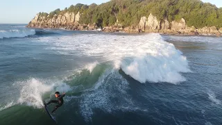 [Part 1/3] Maunganui Solid Swell Surf [22/JUN] 4-6ft waves New Zealand feat. Mavic