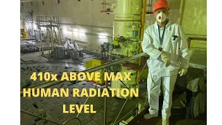 Inside Chernobyl Power Plant - VERY Radioactive, Reactor 4 Control Room, Wild Dogs