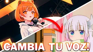 Cambia TU VOZ a CUALQUIER VOZ CON IA totalmente GRATIS! (RVC w./ w-okada)