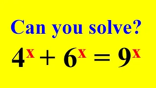 A Nice Math Olympiad Exponential Problem