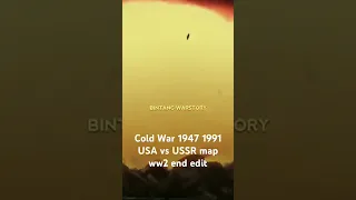 Cold War 1947 1991 USA vs USSR ww2 end edit map