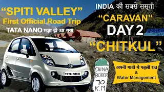 Tata Nano Caravan | Car Camping Chitkul Day 2| #motorhome #carcamping #caravan #overlanding #vanlife