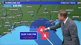 Hurricane Ida could make landfall in Louisiana as a category 4 storm