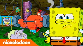 SpongeBob Schwammkopf | Die Krosse Krabbe wird zum Fitness-Studio | Nickelodeon Deutschland