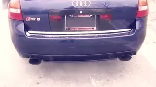 Audi’s RS6 c5 straight pipes