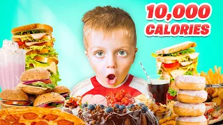 I TRIED THE 10,000 CALORIE CHALLENGE!