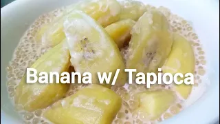 Banana with Tapioca( sago) || Lani Abon