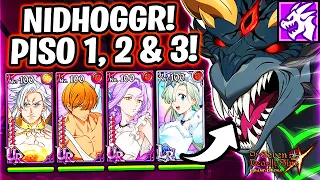 [🐲] GUÍA DRAGON SIN FREYA CON ARBUS! 3 PISOS NIDHOGGR! - Seven Deadly Sins: Grand Cross