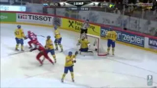 IIHF 2012 _ Russia - Sweden 7-3 + Kalinin Hits Franzen _ Venäjä - Ruotsi 12.5.2012.mp4