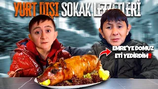 YURTDIŞI SOKAK LEZZETLERİ | EMRE GÜL'E DOMUZ ETTİ YEDİRDİM