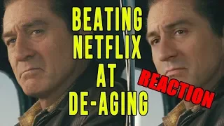 Reaction - The Irishman De-Aging: Netflix Millions VS. Free Software!