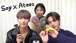 What if K-pop Idol learns ASMR? Soy X ATEEZ (Eng Sub)