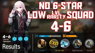 【明日方舟/Arknights】[4-6] - Low Lvl-Rarity Squad - Arknights Strategy