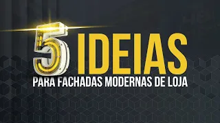 🌟 5 IDEIAS DE FACHADAS MODERNAS E IMPACTANTES!