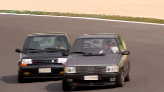 Renault 5 GT turbo vs uno turbo.. Vallelunga 6/ 3/2021