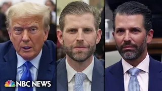 Eric and Donald Trump Jr. testify in former president's New York civil fraud trial