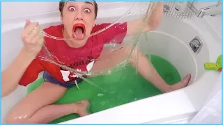 SLIME BATH CHALLENGE!