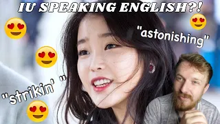 NEW IU FAN REACTS TO IU is actually fluent in english! - IU(아이유) REACTION! #iu #iufunnyreaction