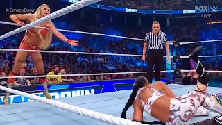 Charlotte Flair & Bianca Belair vs. Iyo Sky & Bayley (2/2) - WWE SmackDown 8/18/2023