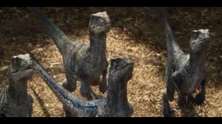 Jurassic World 2015 - Raptor Feeding Scene