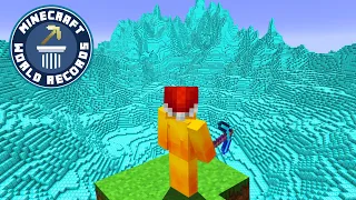 I Broke the Diamond World Record in Minecraft