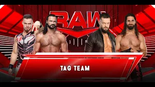 Seth Rollins & Finn Bálor vs. Drew McIntyre & Dolph Ziggler: Raw, July 23, 2018 WWE 2K23 4K Ultra