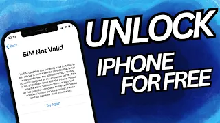 Solve SIM Not Valid Problem in iPhone for Free | Fix SIM Locked iPhone Free 2023