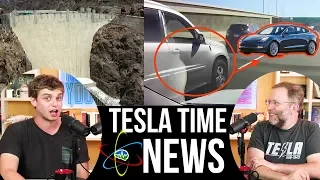 Tesla Time News - Big Dam Battery & Model 3 Avoids Collision