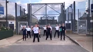 HMP Lindholme Prison screws and staff doing this cringeworthy Tik Tok 'Dancing' routine